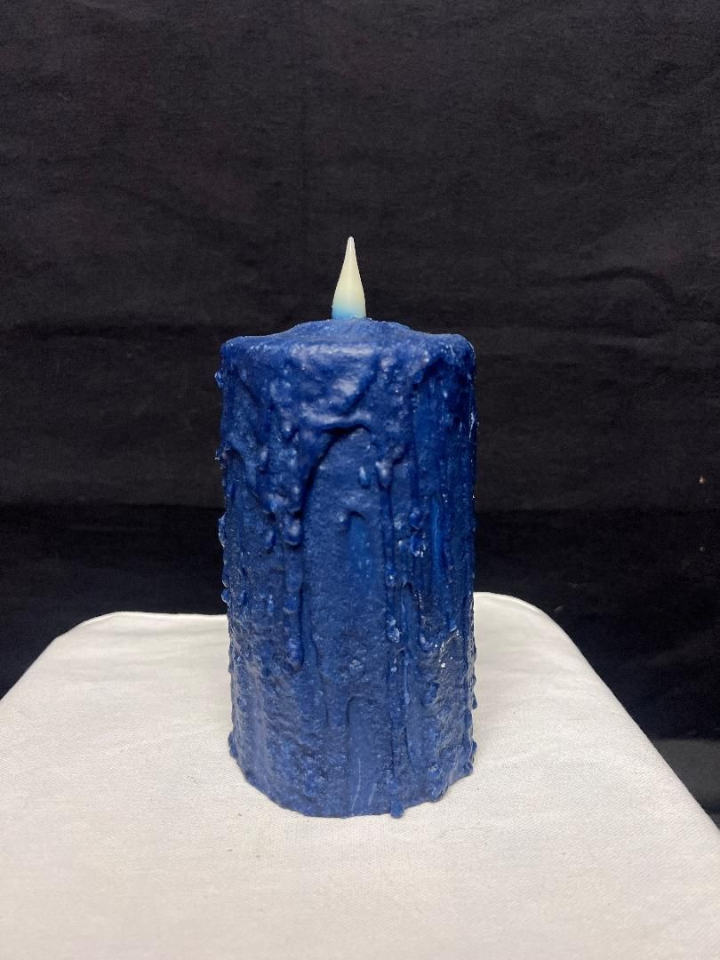 DH Hand Waxed 6" Candle Navy