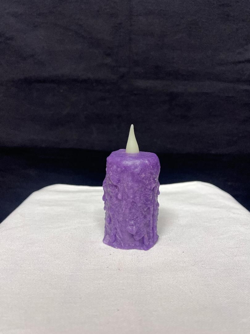 DH Hand Waxed Votive Candle Purple