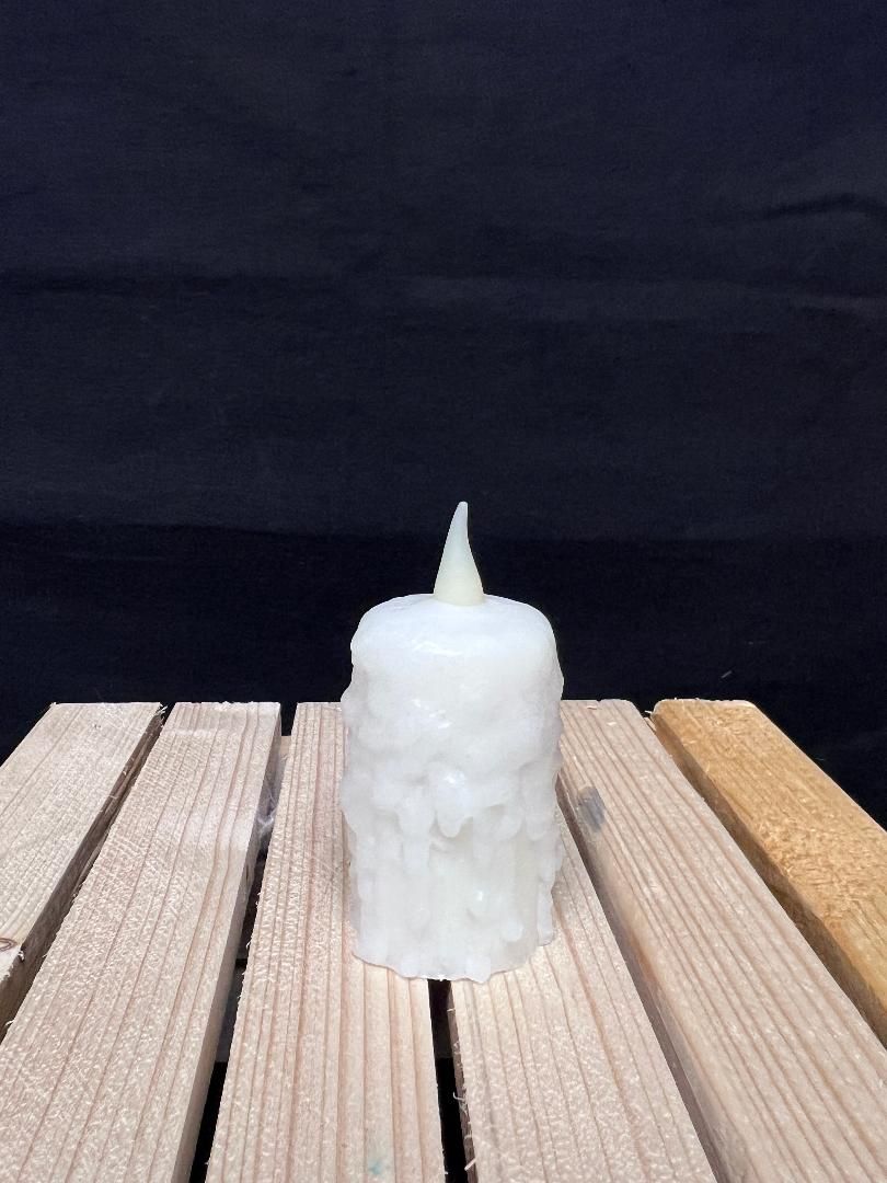 DH Hand Waxed Votive Candle White