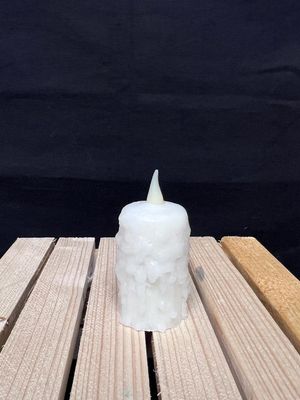 DH Hand Waxed Votive Candle White