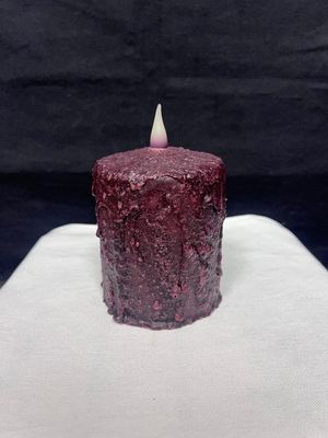DH Hand Waxed 4" Candle Maroon