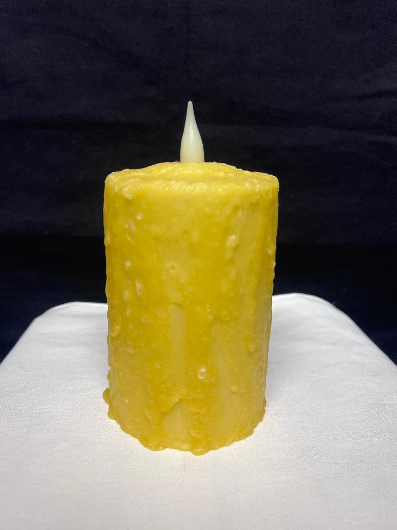 DH Hand Waxed 5" Candle Yellow