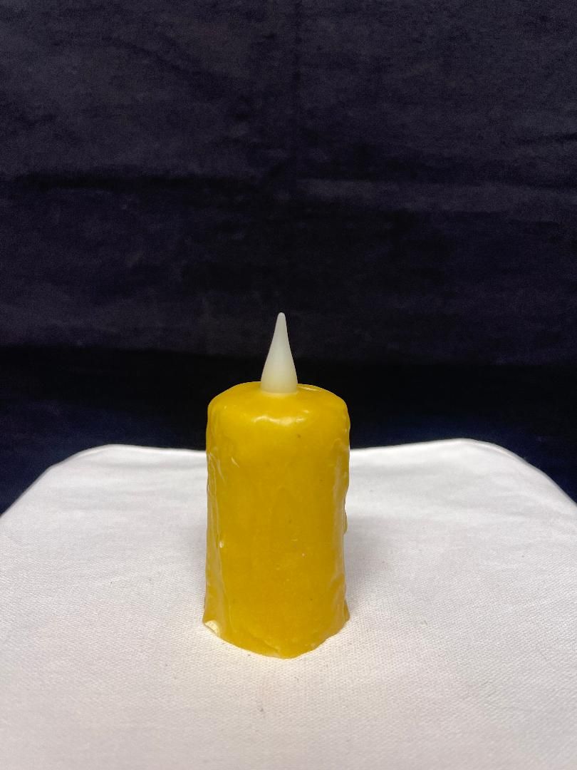 DH Hand Waxed Votive Candle Yellow