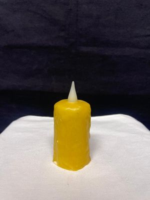 DH Hand Waxed Votive Candle Yellow