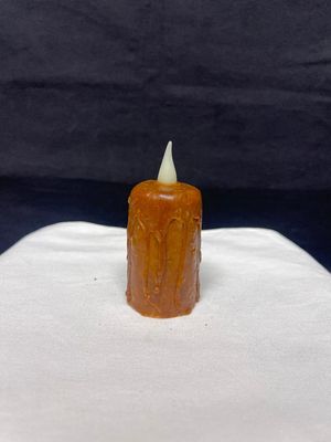 DH Hand Waxed Votive Candle Brown