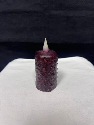 DH Hand Waxed Votive Candle Maroon