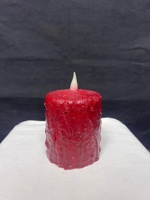 DH Hand Waxed 4" Candle Red