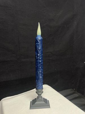 DH Hand Waxed Candle Taper Navy