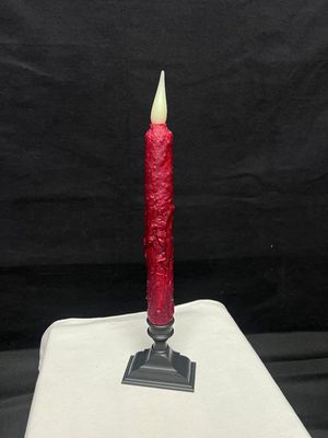 DH Hand Waxed Candle Taper Red