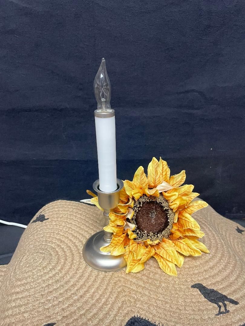 Window Candle Pewter Sensor