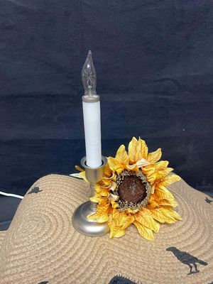 Window Candle Pewter Sensor