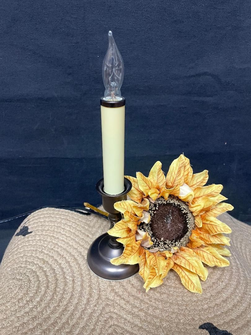 Window Candle Brass Sensor