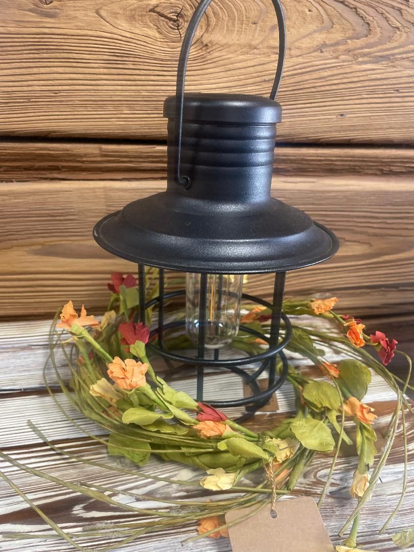 Black Tabletop Lantern