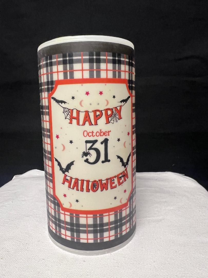 G&G Plaid Happy Halloween 6 Inch