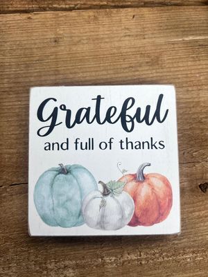 Grateful Wooden Blocks