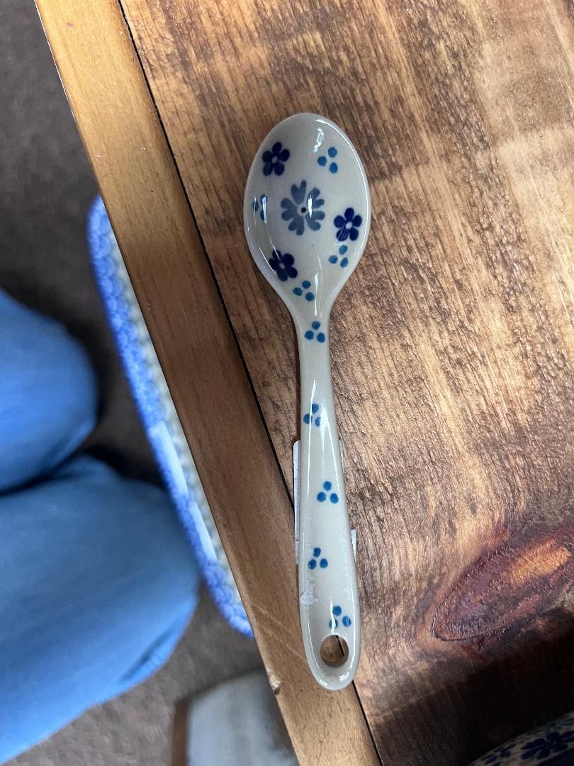 Bachelor Button Spoon 5.25"