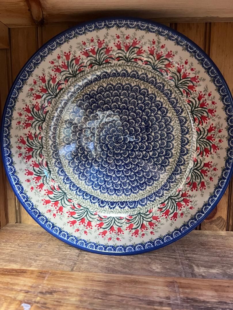 Crimson Bells Bowl Serving 12.75"