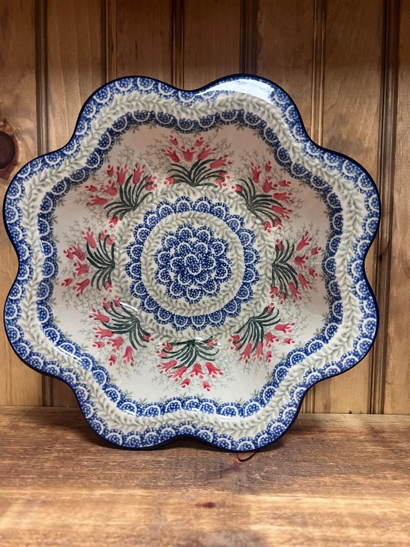 Crimson Bells Bowl Petal Edge