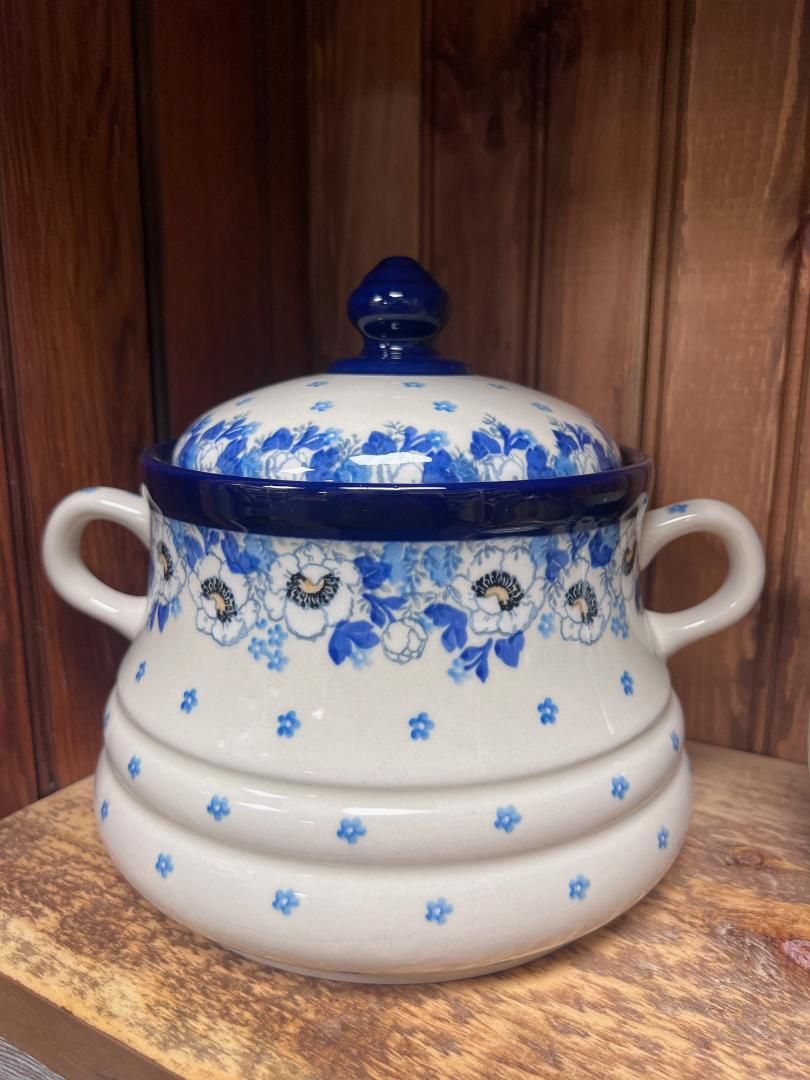 Snow Poppy Cookie Jar 2.5 Qt