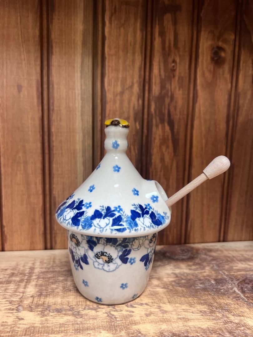 Snow Poppy Honey Jar