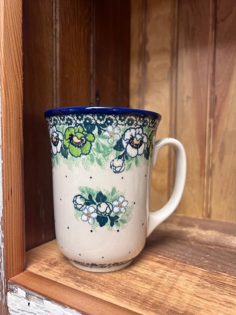 Green Poppies Mug Bistro 16 Oz.  1349396