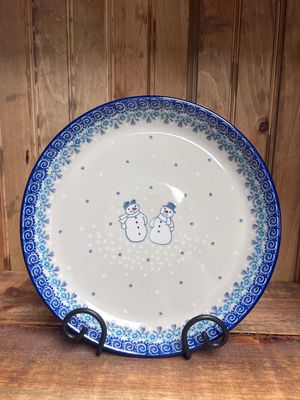 Frost & Flurry Plate Rimmed 9"