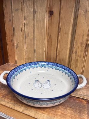 Frost & Flurry Baker Round w/Handles 8"