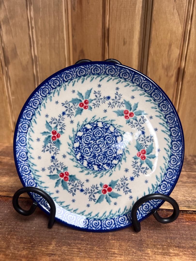 Winter Holly Plate Bread & Butter 6.25" 1427212