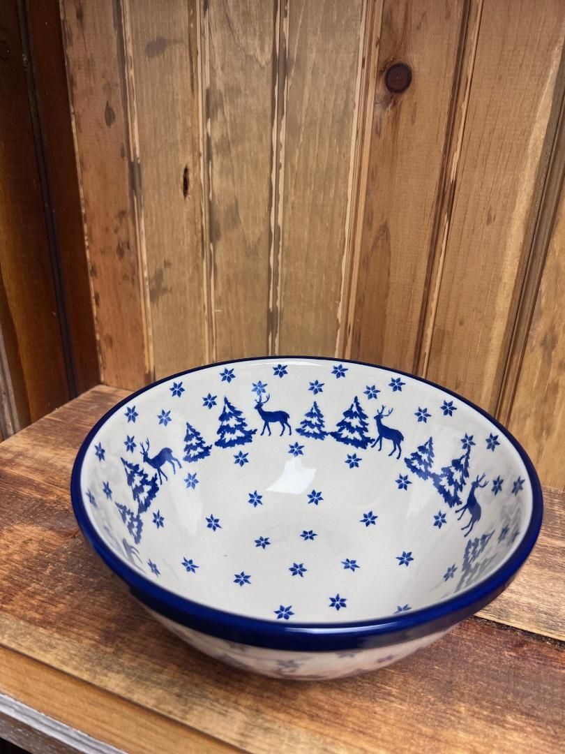 Snowy Pines Bowl Nesting 7.75"
