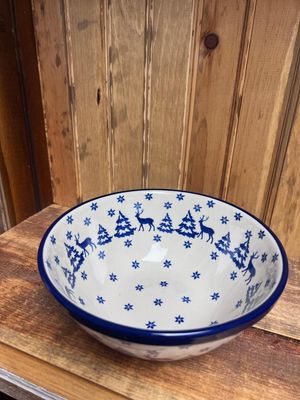 Snowy Pines Bowl Nesting 7.75"