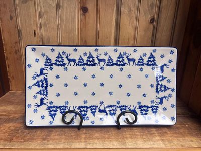 Snowy Pines Plate Sushi