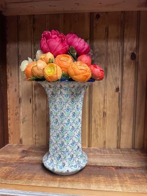 Misty Dragonfly Vase 9.5"