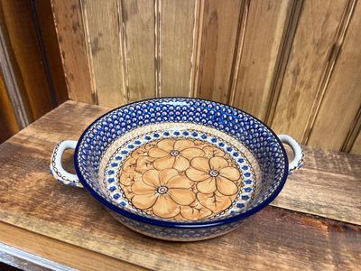 U4 U408B Baker Round w/Handles 8"