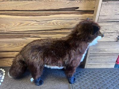 Ditz Red Fox Foot Stool