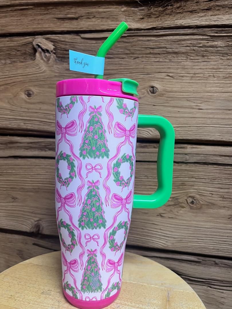 SS Tumbler Holiday Green 