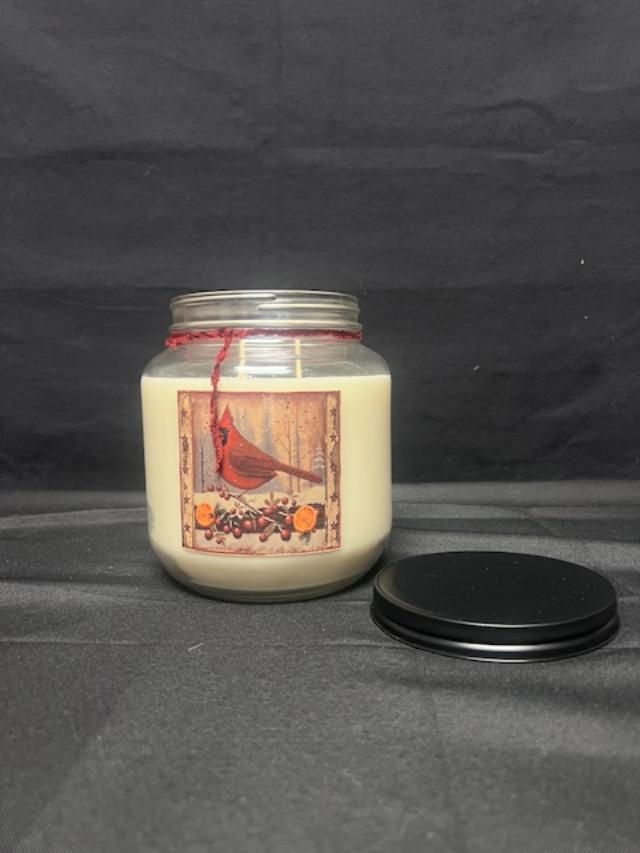 Herbal Star Candle Cranberry Spice Summer 64 Oz