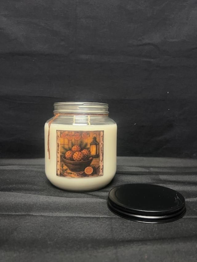 Herbal Star Candle Orange Clove 64 Oz
