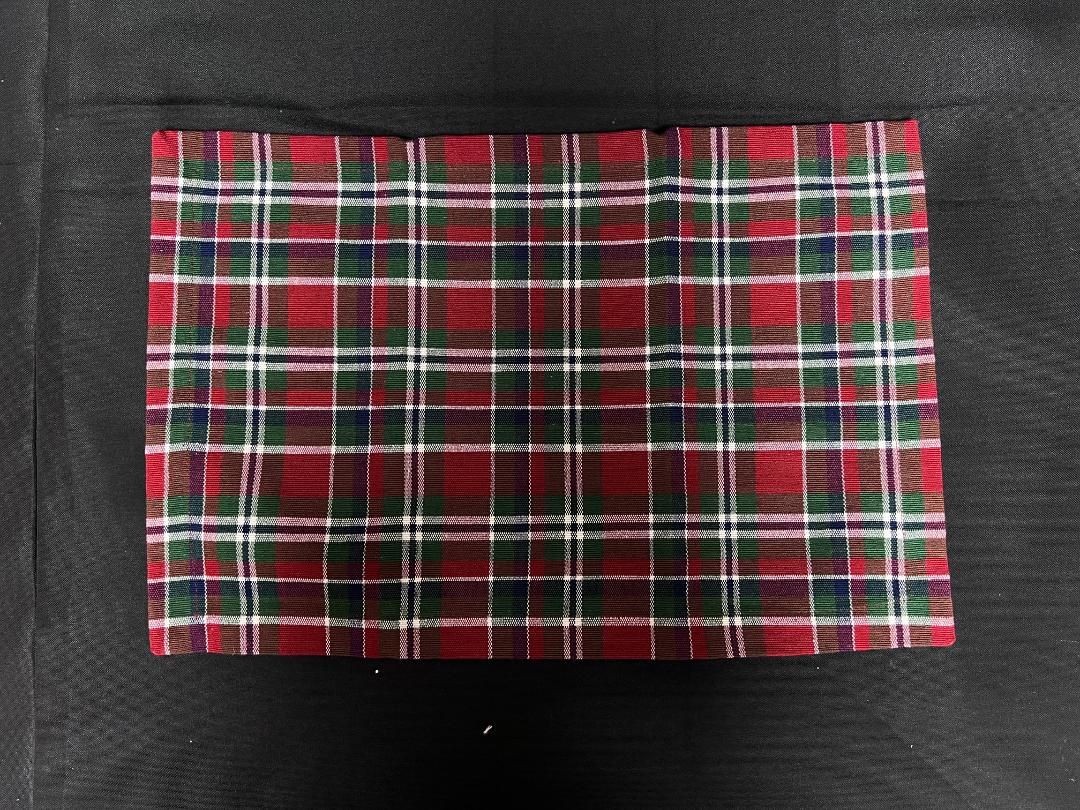 PD Placemat Red & Green Plaid