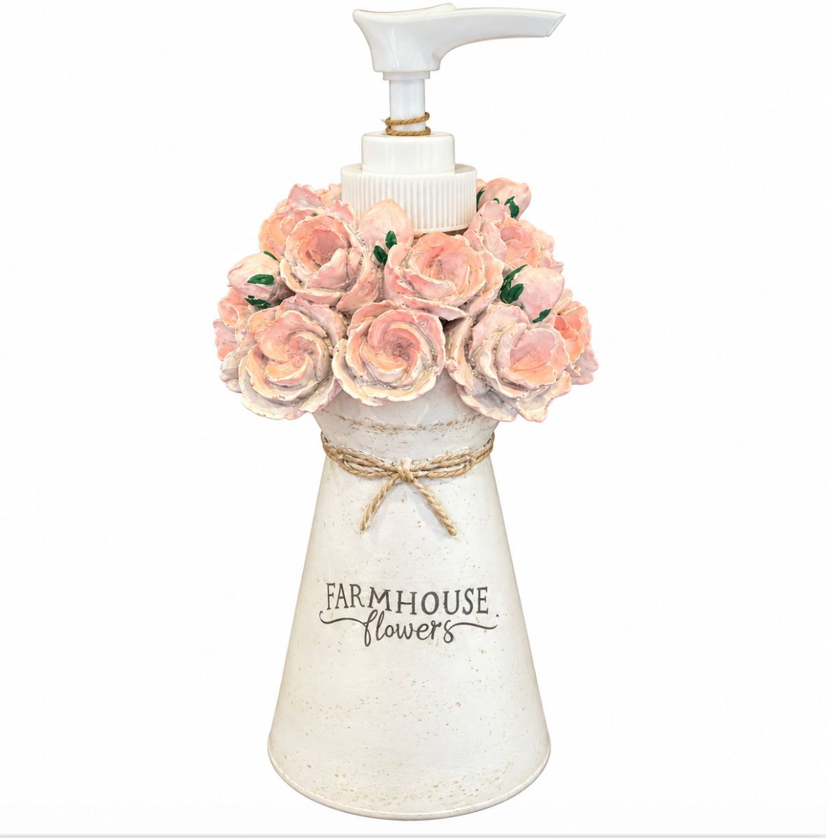 Farmhouse Peonies Soap Dispenser
