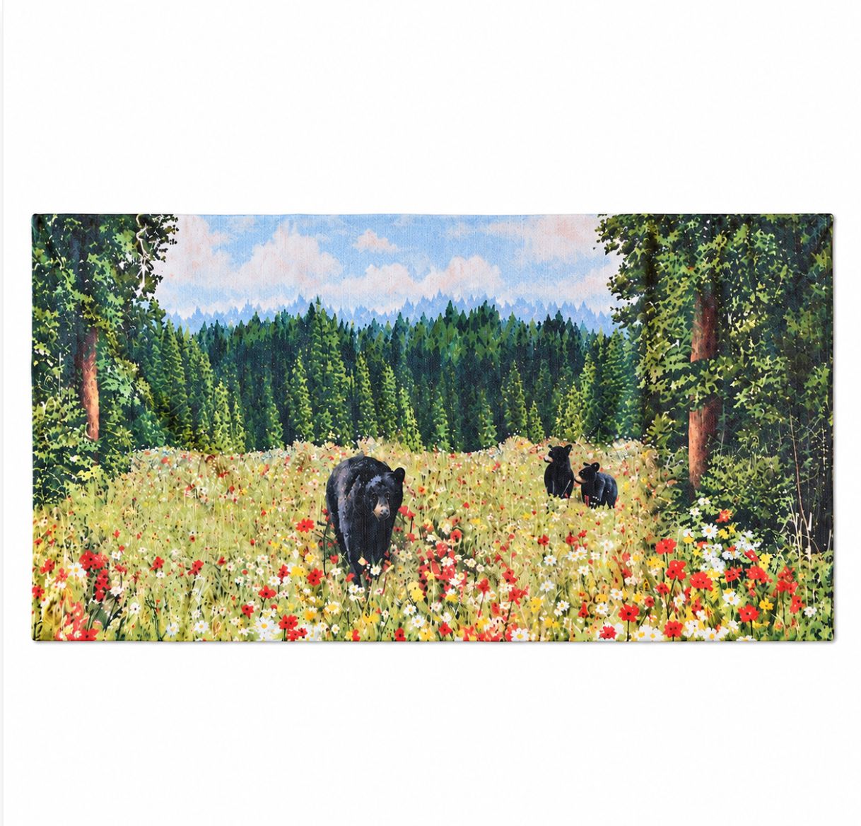 Hello Bear Runner 13''x36''