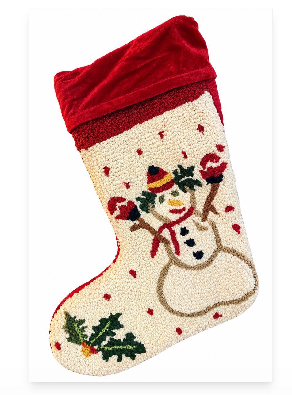 Stocking Snowman and Ivy C4C