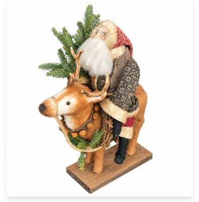 Santa with Reindeer