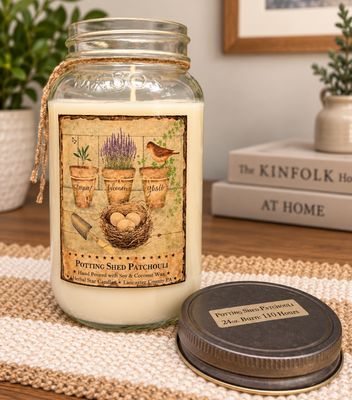 Herbal Star Candle 24 Oz. Potting Shed