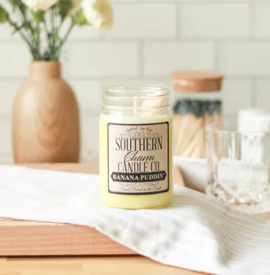 12oz Banana Puddin' Candle 1176