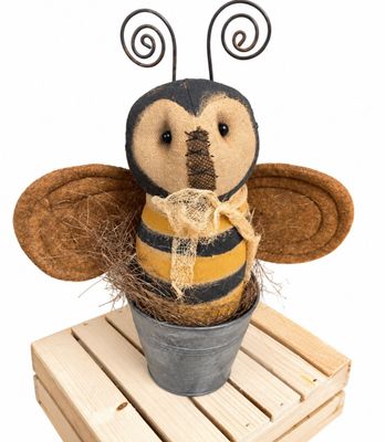 Rugged Chic Bee in pot 