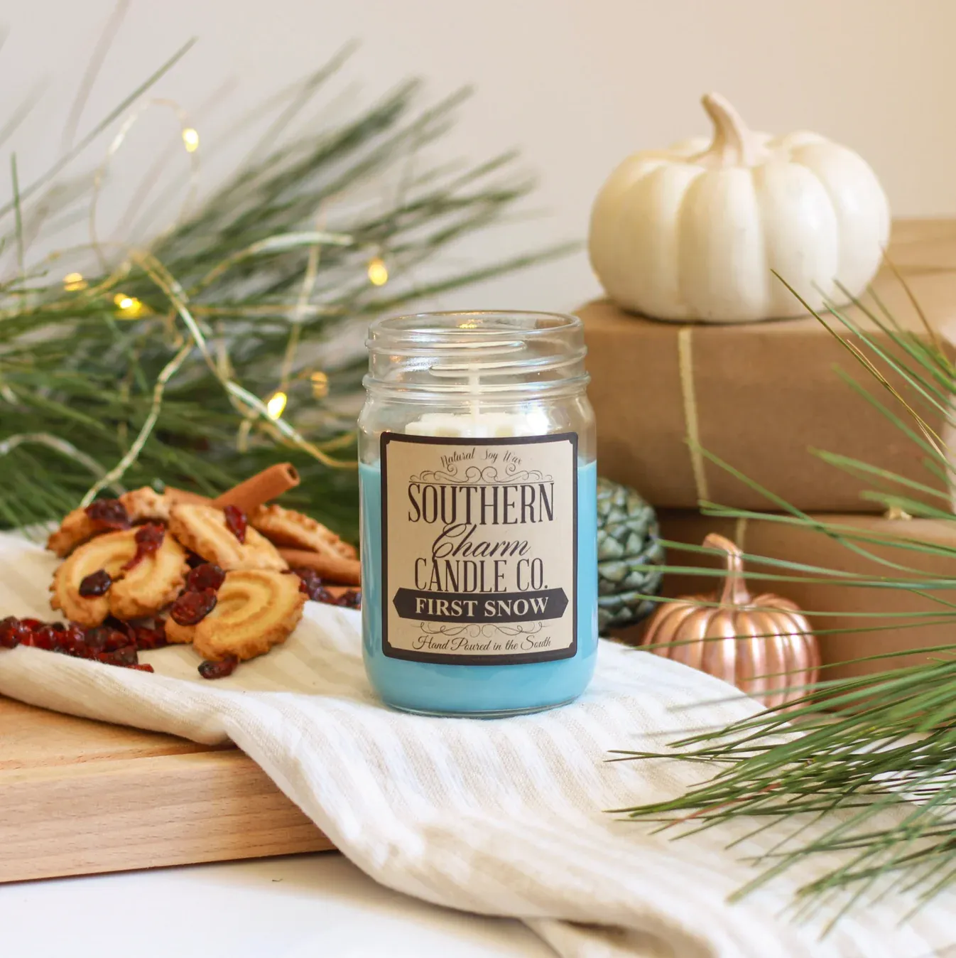 12oz First Snow Candle 1176