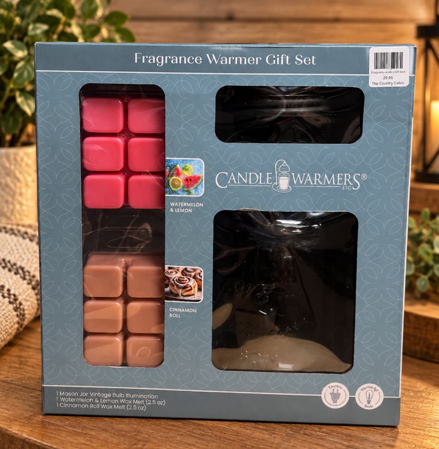 CW Glass Mason Jar Gift Set w/2Wax Melt Pks