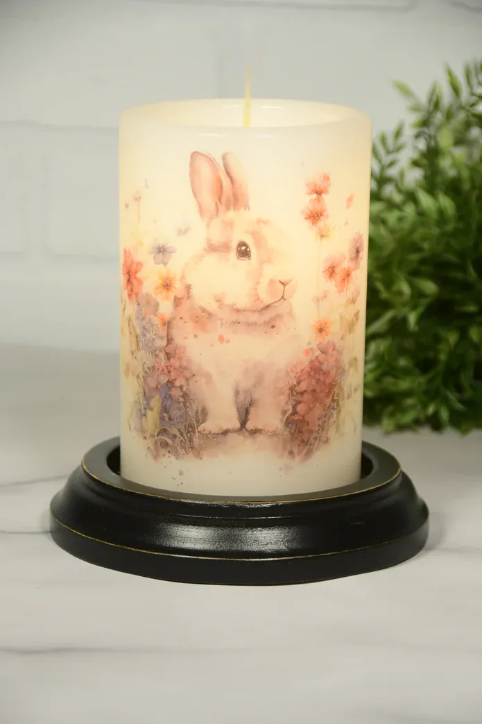 Spring Bunny Meadow Flower Van CR