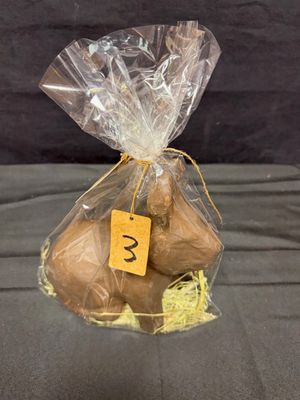 Brown Paper Mache Bunny RC