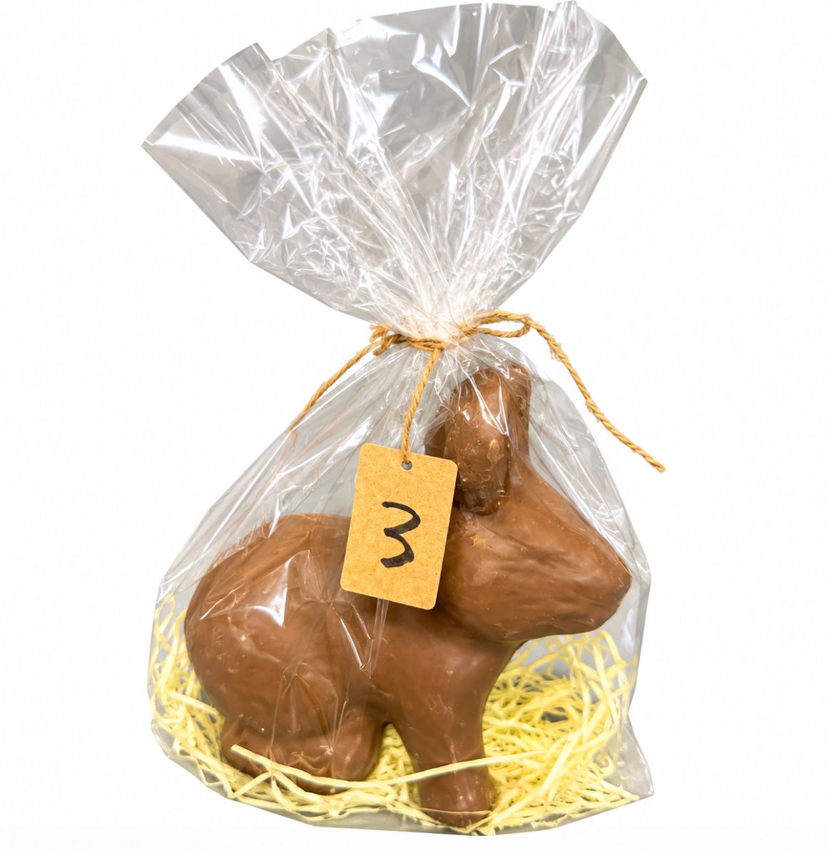 Brown Paper Mache Bunny RC